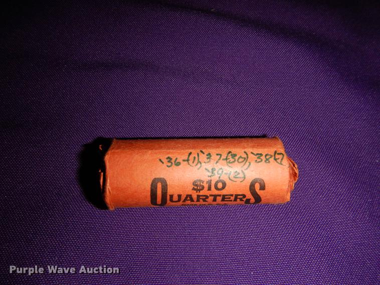 image for item EC9958 Rolls of Washington quarters