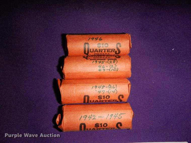 image for item EC9960 Rolls of Washington quarters