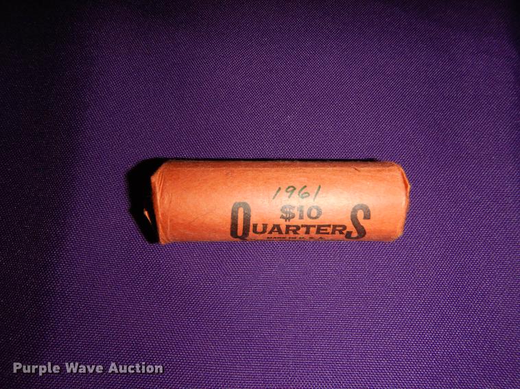 image for item EC9962 (5) rolls of Washington quarters