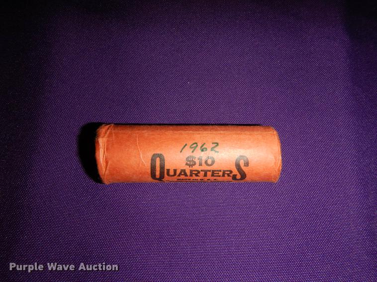 image for item EC9962 (5) rolls of Washington quarters