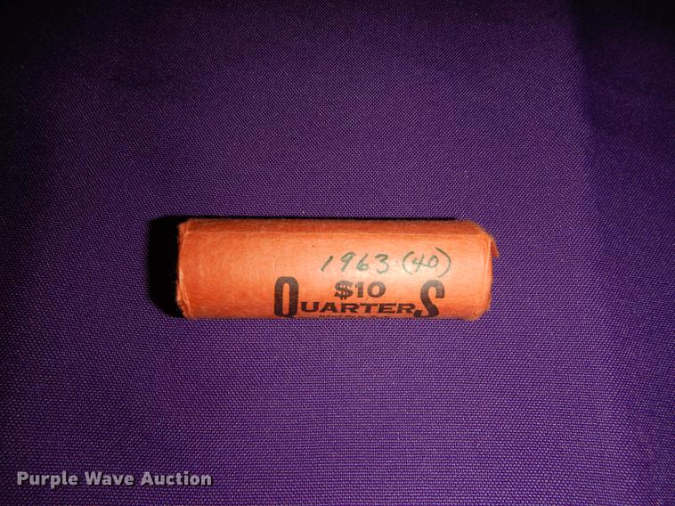 image for item EC9962 (5) rolls of Washington quarters