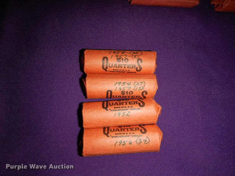 image for item EC9963 Rolls of Washington quarters