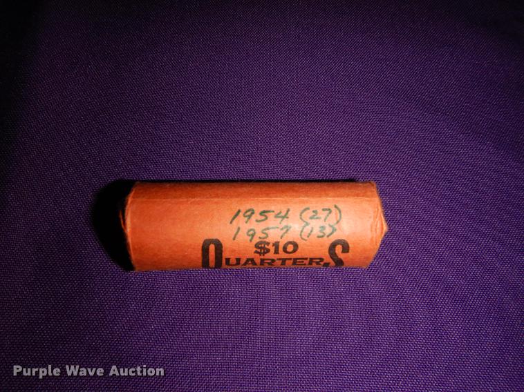 image for item EC9963 Rolls of Washington quarters