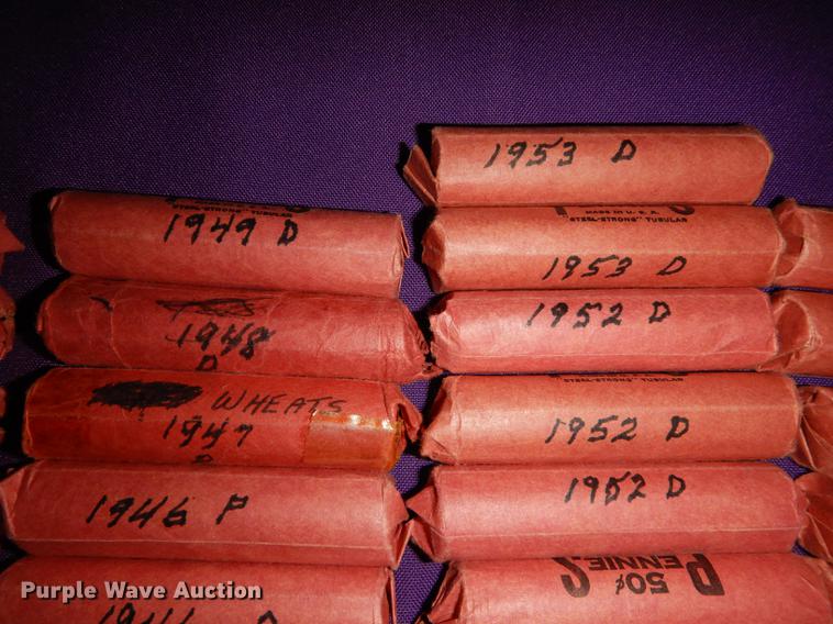 image for item EC9964 (43) rolls of wheat pennies