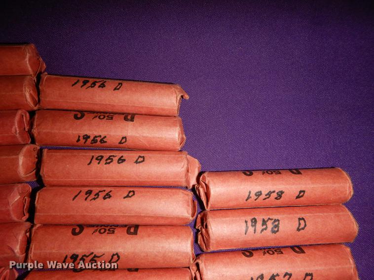 image for item EC9964 (43) rolls of wheat pennies