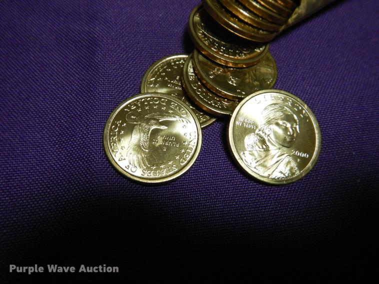 image for item EC9966 (4) rolls of Sacajawea dollars