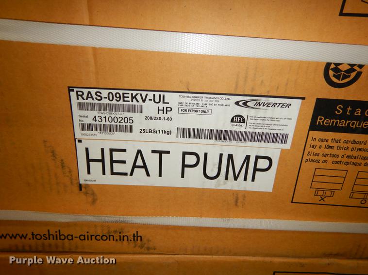 image for item EC9970 (3) Toshiba/Carrier A.C. heat pumps