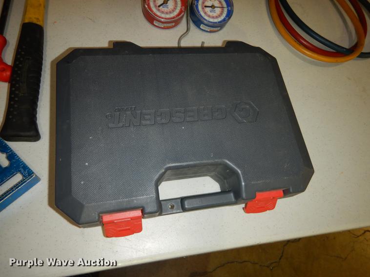 image for item EC9971 Husky rolling tool bag with tools