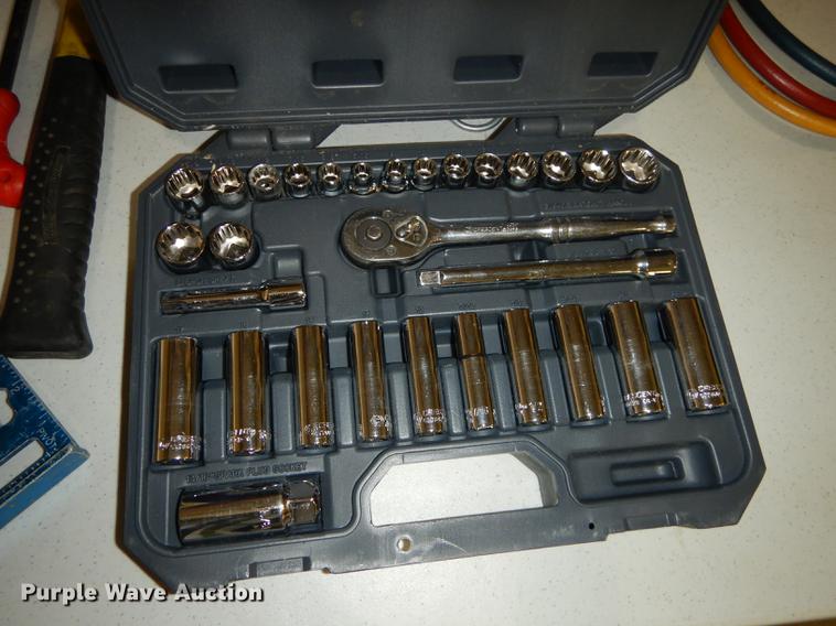 image for item EC9971 Husky rolling tool bag with tools