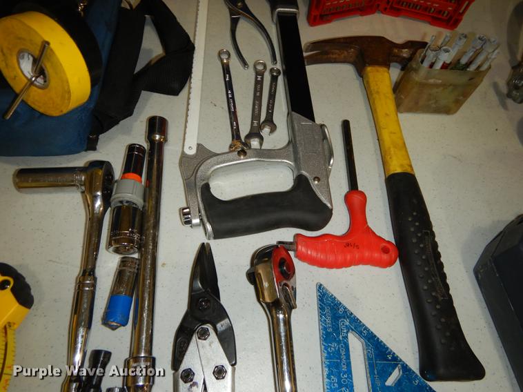 image for item EC9971 Husky rolling tool bag with tools