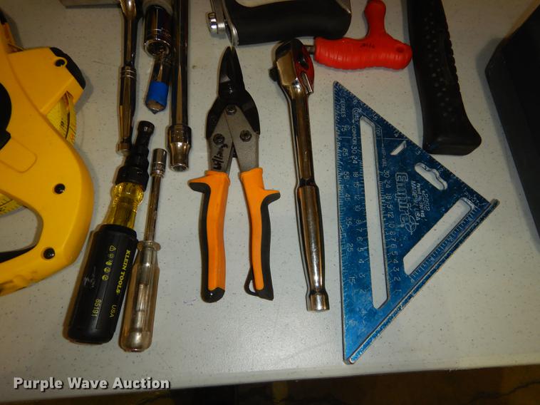 image for item EC9971 Husky rolling tool bag with tools