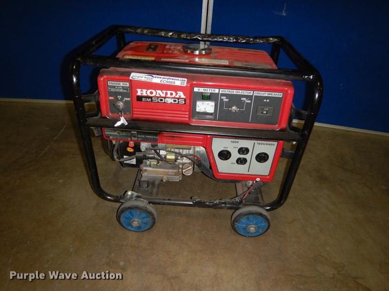 image for item EC9989 Honda EM5000S generator