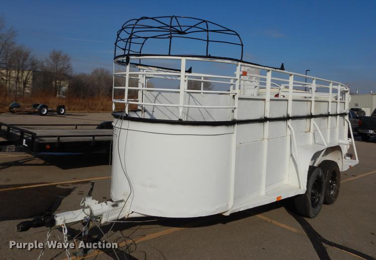 image for item J5547 1970 Hale livestock trailer