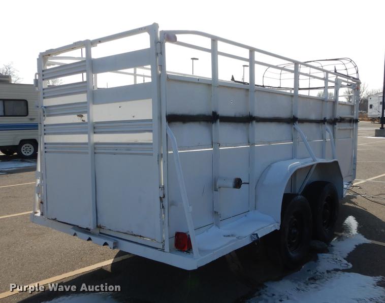 image for item J5547 1970 Hale livestock trailer