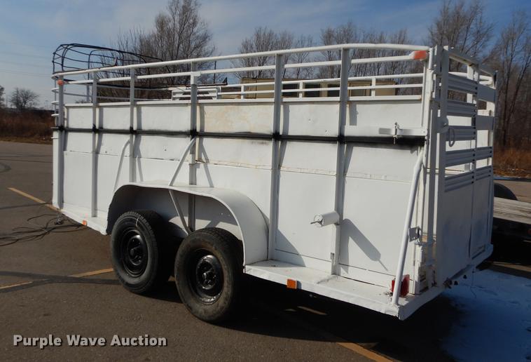 image for item J5547 1970 Hale livestock trailer