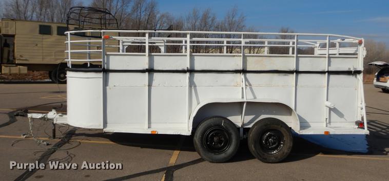 image for item J5547 1970 Hale livestock trailer