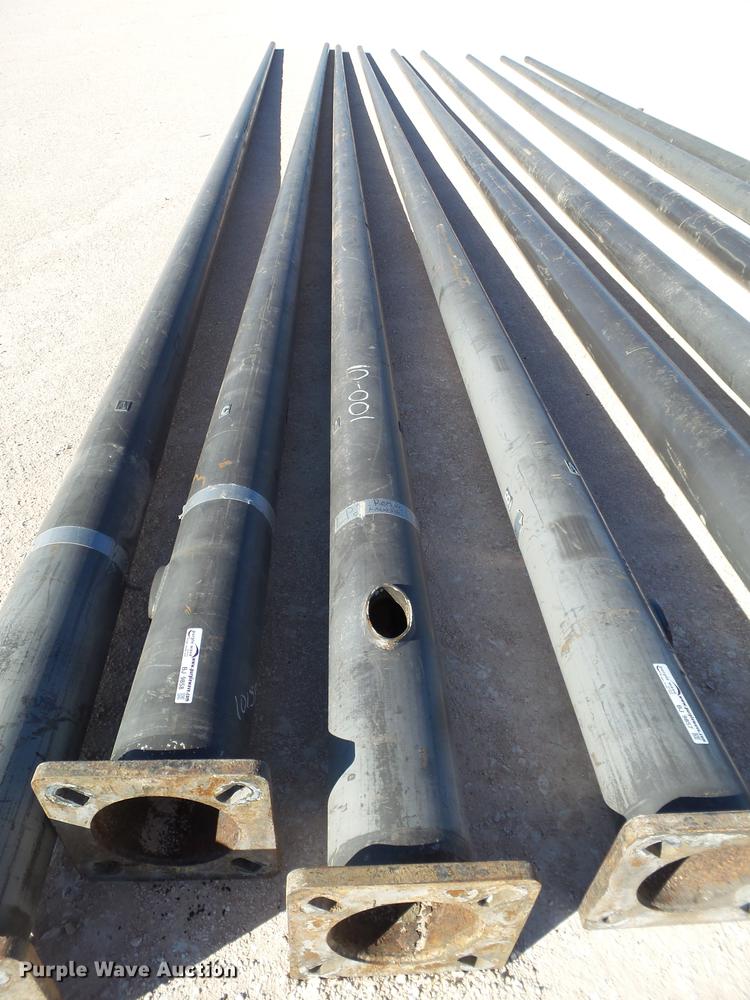 (2) steel light poles in Seminole, TX | Item BJ9858 sold | Purple Wave