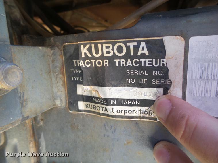 image for item BJ9874 Kubota M110 tractor