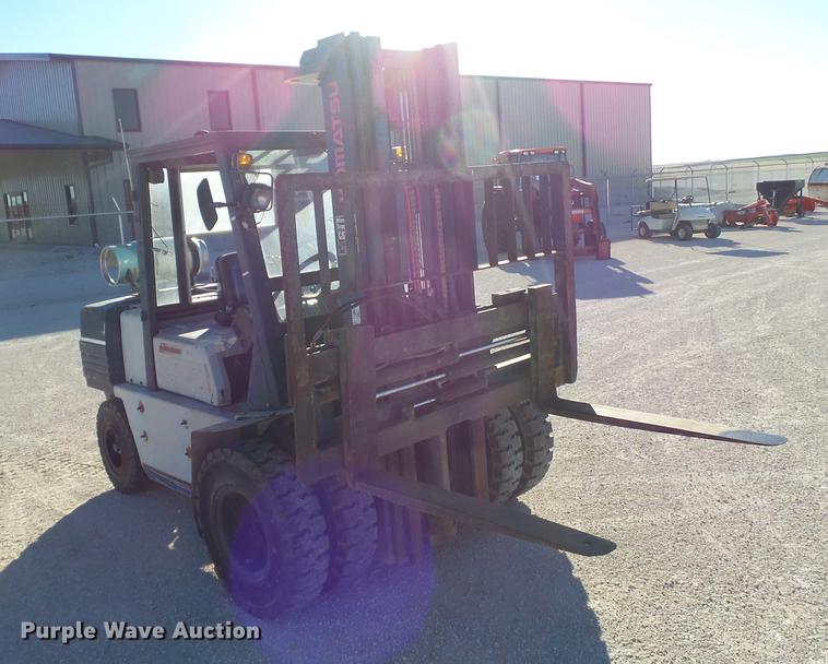 image for item BJ9876 Komatsu FG40T rough terrain forklift