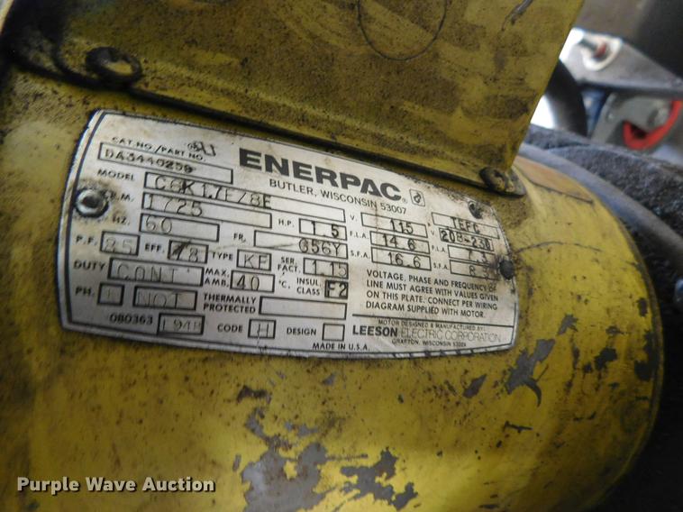 image for item BU9550 Enerpac C6K1.7EZ8E Series 3000 hydraulic power pack