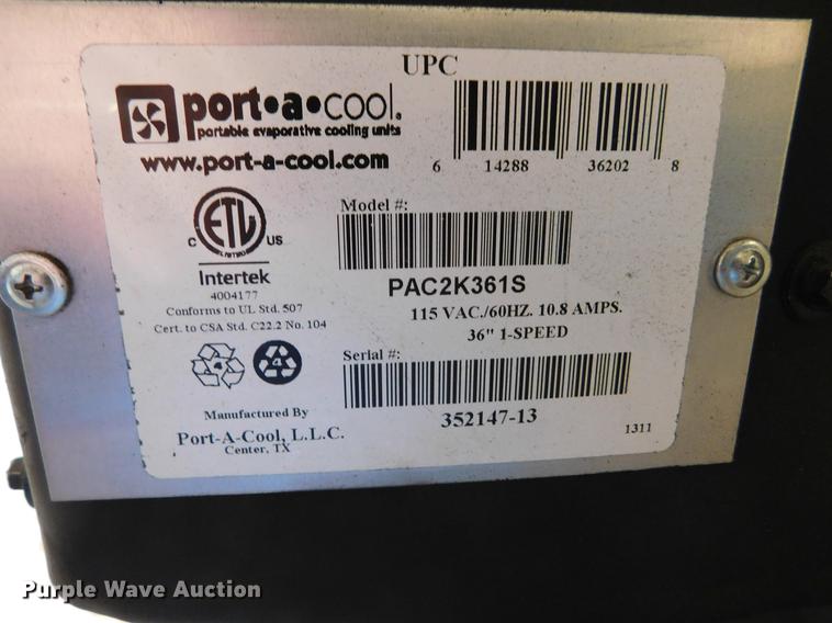 image for item BU9559 (2) Port-a-Cool units