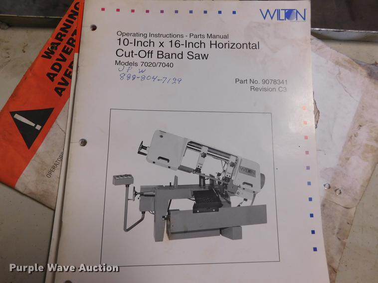 image for item BU9561 Wilton 7040 band saw