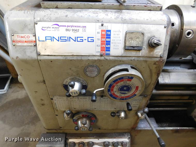image for item BU9562 Lansing-G Timco lathe
