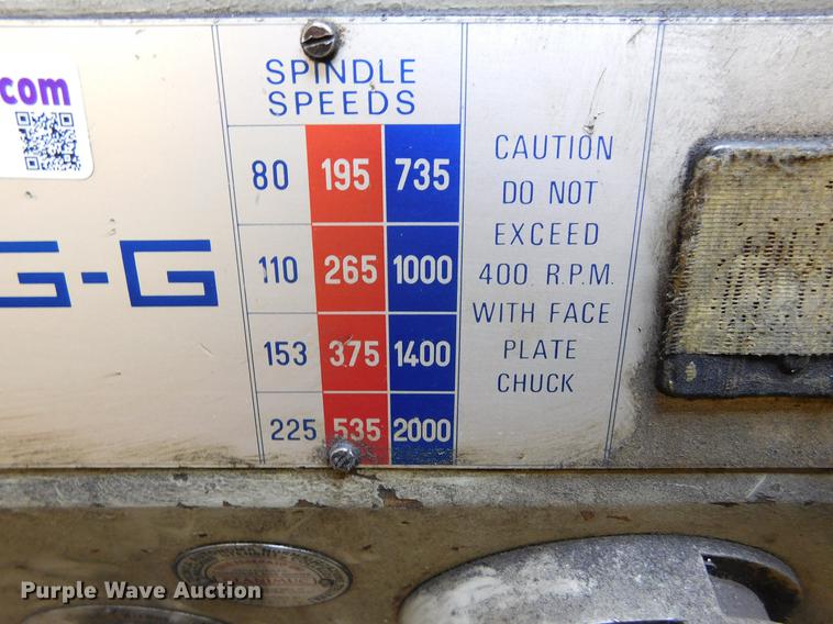 image for item BU9562 Lansing-G Timco lathe