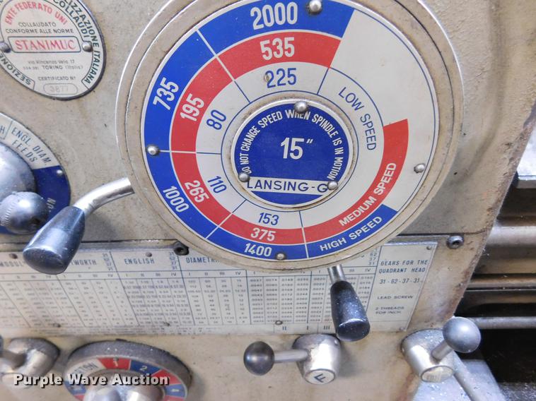 image for item BU9562 Lansing-G Timco lathe
