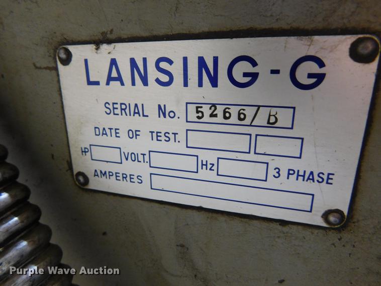 image for item BU9562 Lansing-G Timco lathe