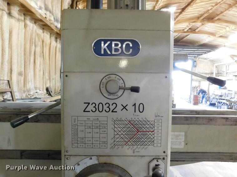 image for item BU9566 2015 KBC 23032X10 radial drill