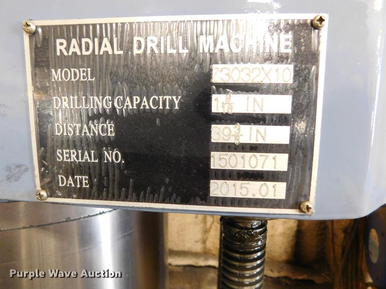 image for item BU9566 2015 KBC 23032X10 radial drill