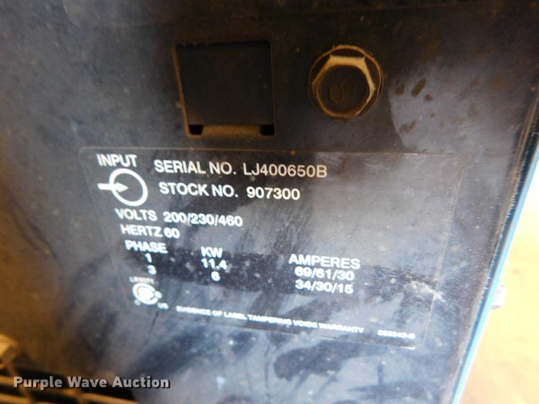 image for item BU9571 Miller Millermatic 350P wire feed welder