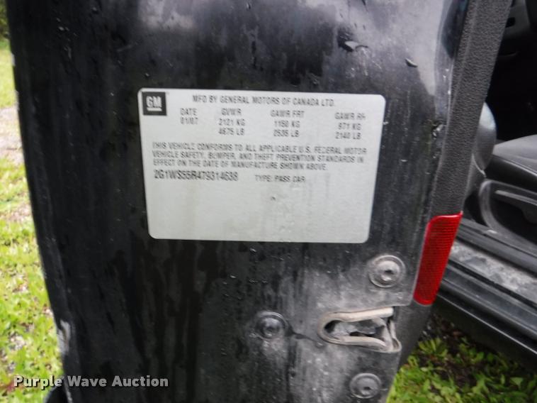 image for item DA8174 2007 Chevrolet Impala Police