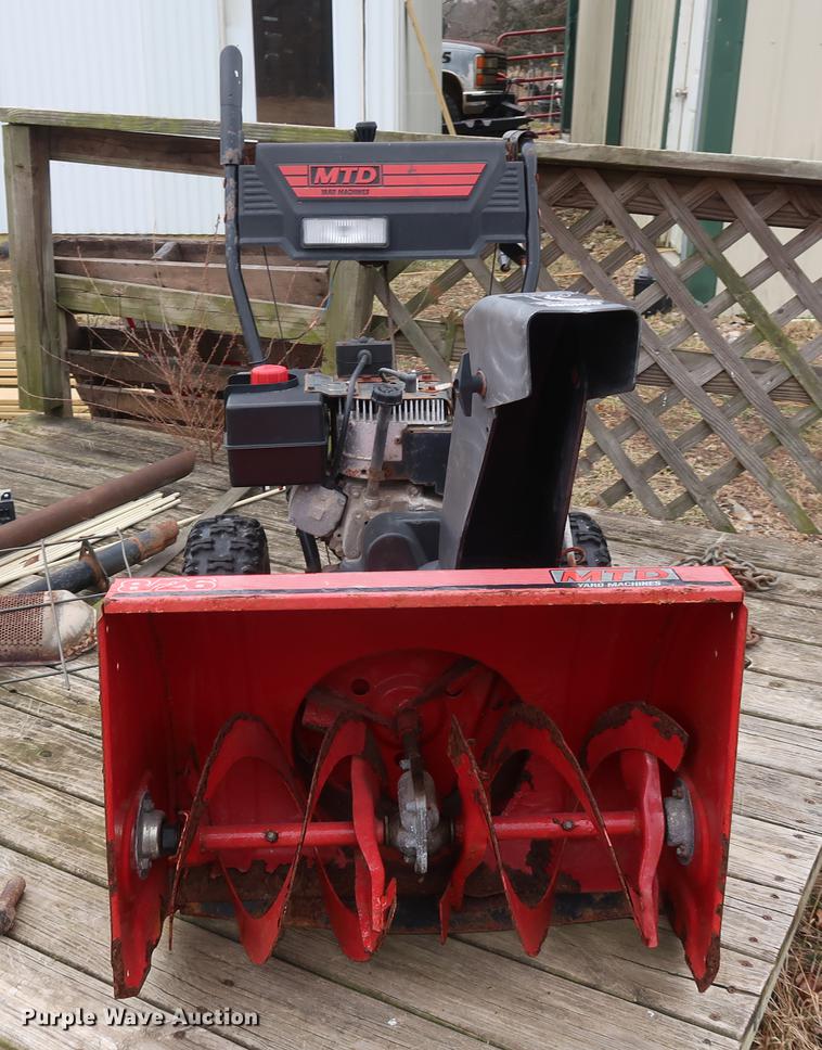 image for item DA8643 MTD 8/26 snow blower