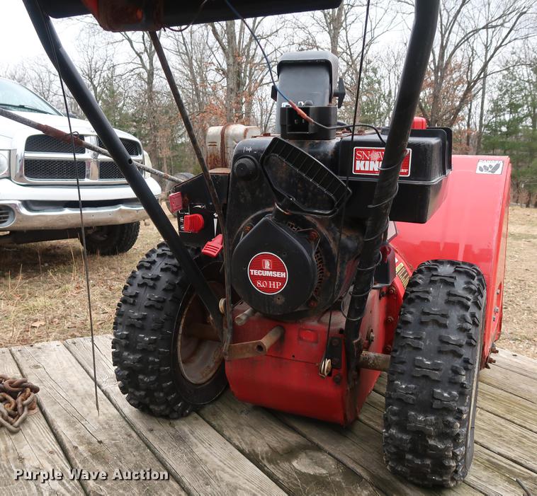 image for item DA8643 MTD 8/26 snow blower