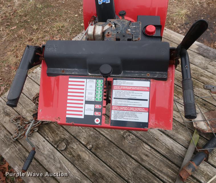 image for item DA8643 MTD 8/26 snow blower