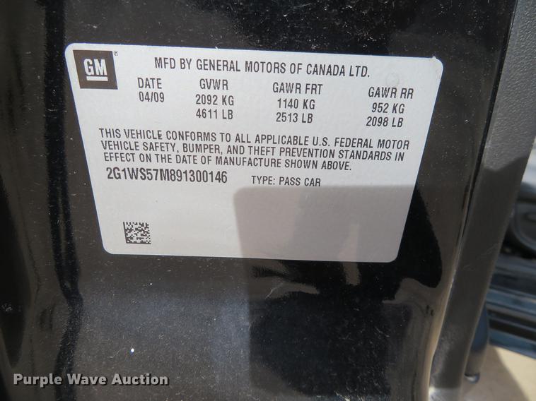 image for item DC0828 2009 Chevrolet Impala Police