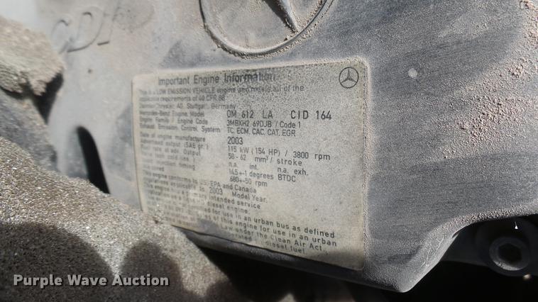 image for item DC1917 2003 Dodge Sprinter 2500 van