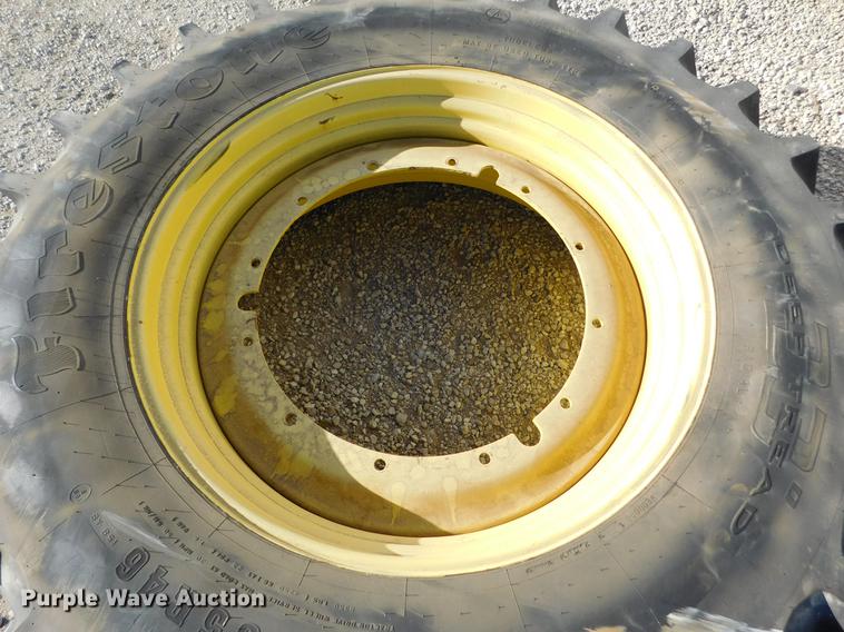 image for item DC8424 (4) Firestone 520/85R46 Deep Tread tires