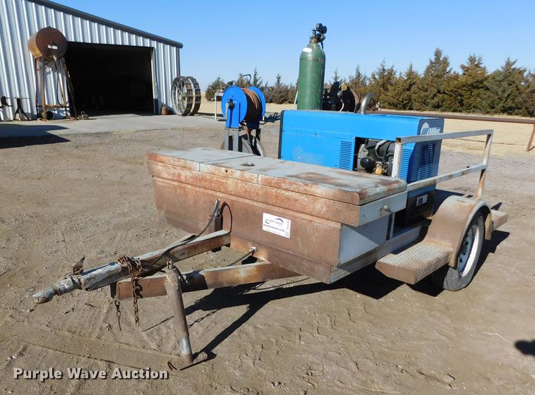 image for item DC8438 Shop built welding trailer