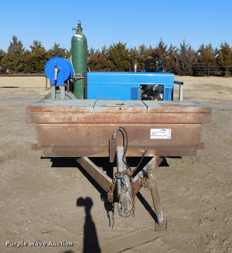 image for item DC8438 Shop built welding trailer