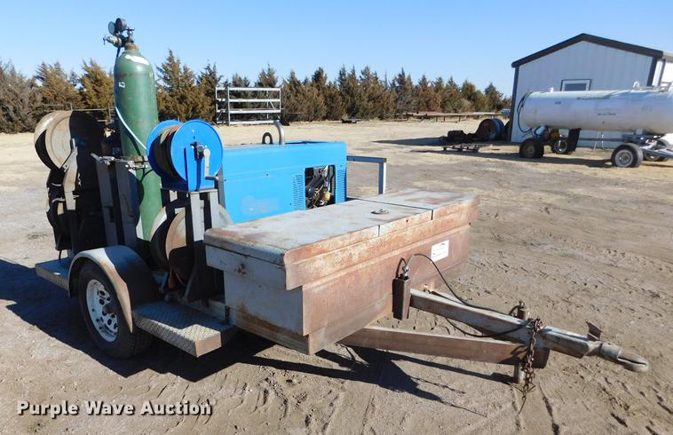 image for item DC8438 Shop built welding trailer