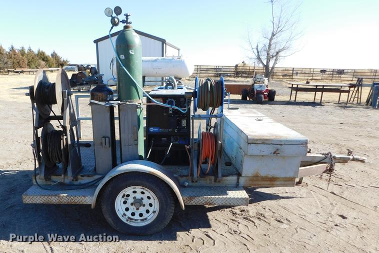 image for item DC8438 Shop built welding trailer