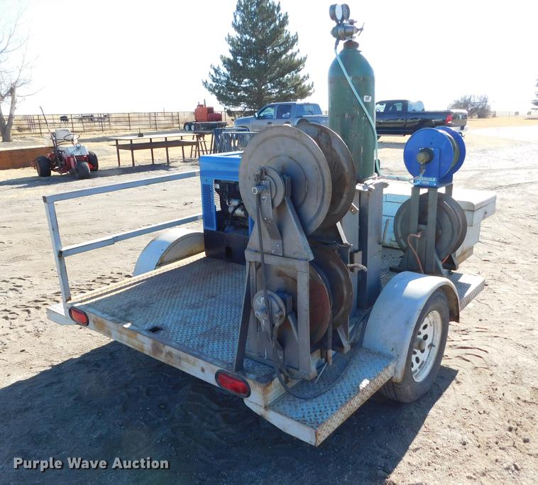 image for item DC8438 Shop built welding trailer