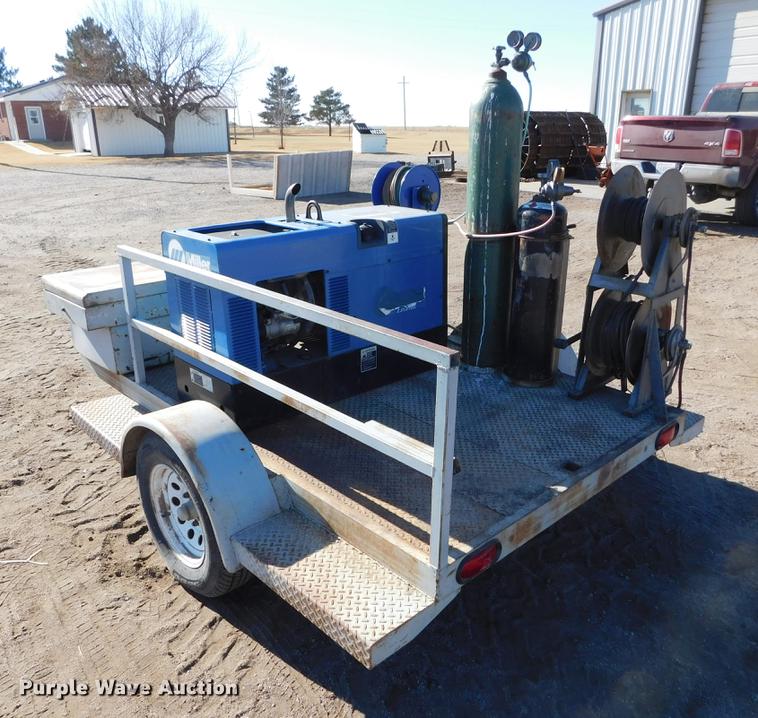 image for item DC8438 Shop built welding trailer
