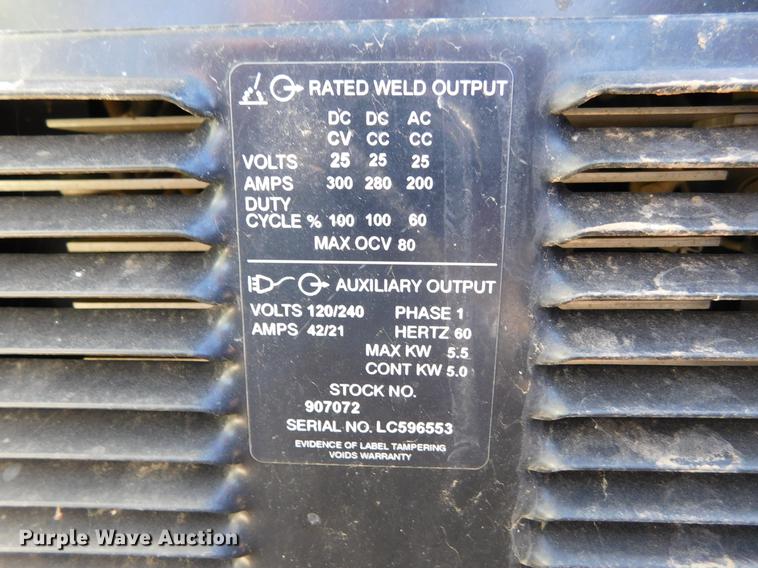 image for item DC8438 Shop built welding trailer