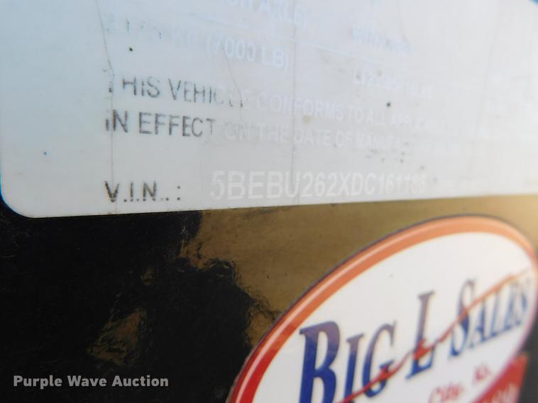 image for item DC8442 2013 Trail Master equipment trailer