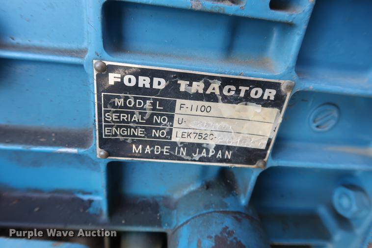 image for item DD9535 Ford 1100 MFWD tractor
