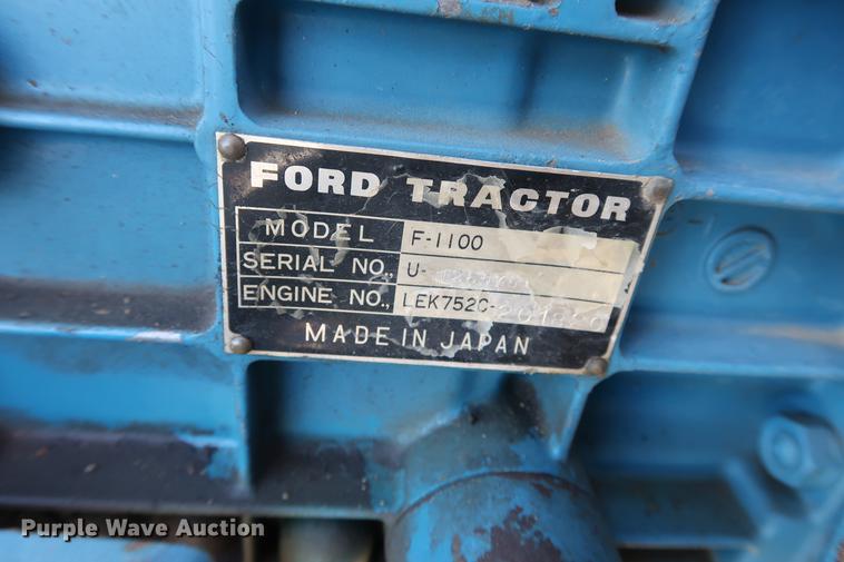 image for item DD9535 Ford 1100 MFWD tractor